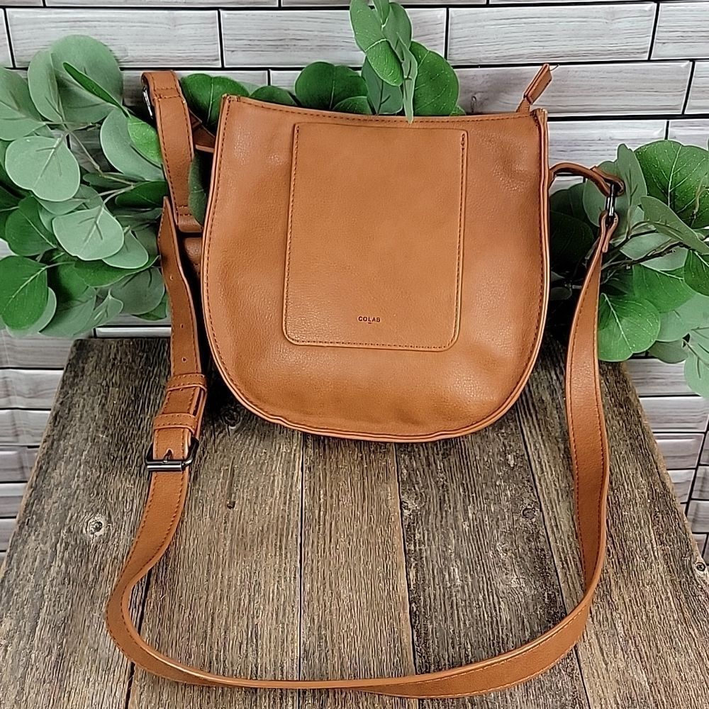 CoLab faux leather crossbody bag